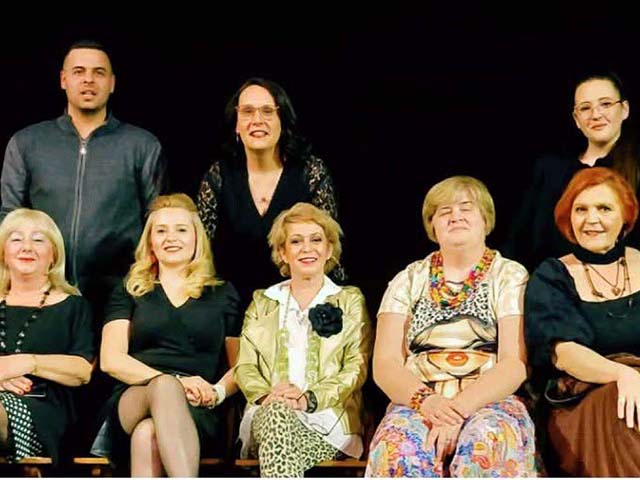 Vridni gospićki kazalištarci                                                                                                                                                                                                                              