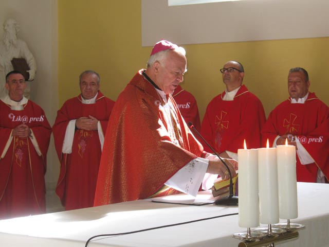 Misio je msgr. Juraj Jezerinac/© Marko Čuljat Lika press                                                                                                                                                                                                  