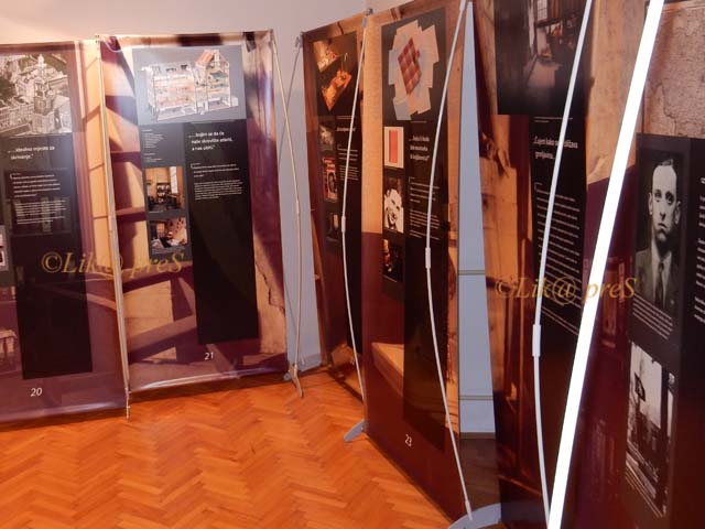 Detalj izložbe o Ani Frank u Gospiću                                                                                                                                                                                                                      