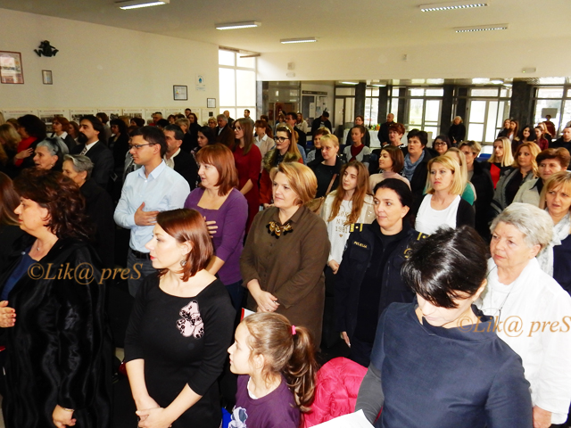 Sudionici velikog školskog jubileja u Gospiću                                                                                                                                                                                                             