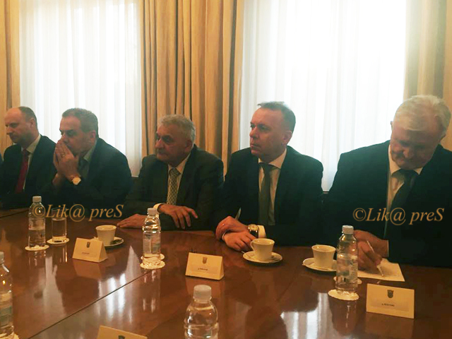 Kolić na sastanku u Ministarstvu vanjskih poslova/Foto LSŽ