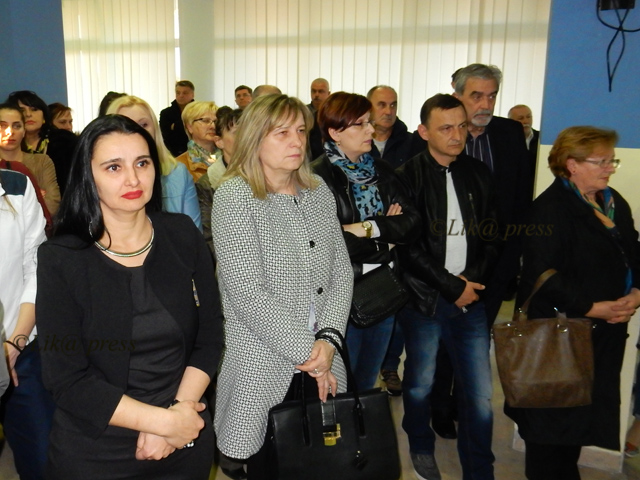 Sudionici predizbornog skupa HDZ-a u Gospiću