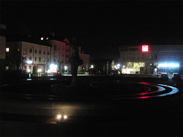 Gospić u mraku 2015./Arhiva Lika pressa