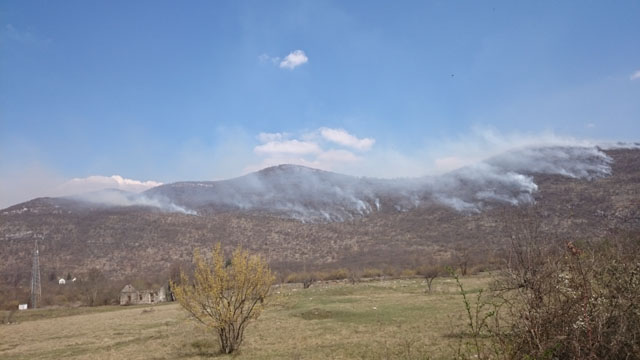 Požar na Resniku i ratna ruševina željezničke stanice
