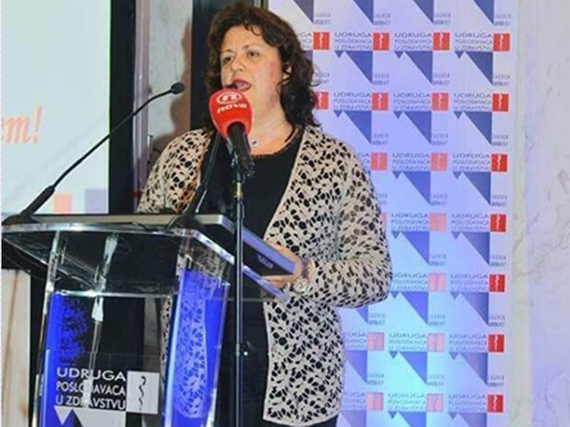 Ravnateljica Čubelić za govornicom u Opatiji