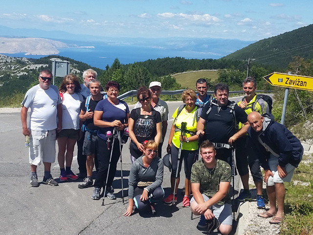 Viškovljani pred usponom na Velebit                                                                                                                                                                                                                       