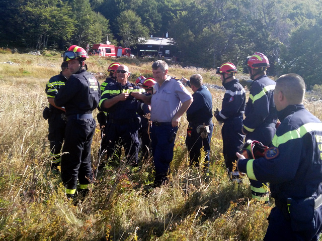 Hrvatski vatrogasci na Velebitu/Foto VSLSŽ                                                                                                                                                                                                                