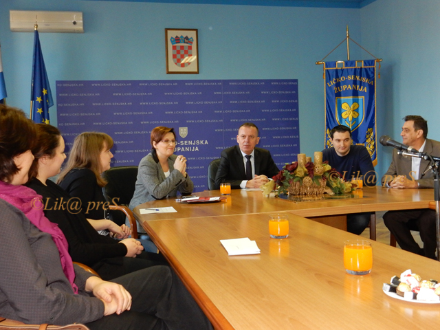 Današnji prijem u Županiji u Gospiću
                                                                                                                                                                                                                    