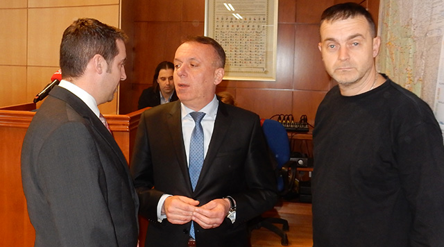 Župan Kolić u razgovoru prije sjednice                                                                                                                                                                                                                    