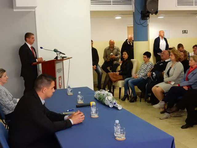 Sastanak novog župana Milinovića s čelnicima iz županije/Snimio Marko ČULJAT Lika press Gospić                                                                                                                                                            