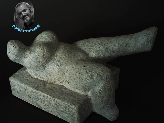 Hranueli i njegova jedna Venera/Foto arhiva Hranuelli i Lika press                                                                                                                                                                                        