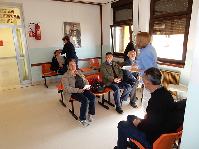 Pacijenti u očnoj ambulanti u Gospiću                                                                                                                                                                                                                     