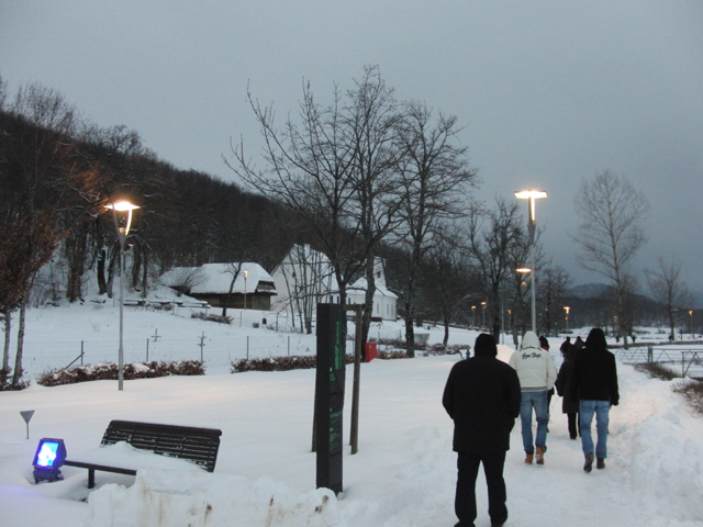 Zimski detalj iz Teslčinog centra u Sm iljanu/Foto arhiva Lika pressa                                                                                                                                                                                     