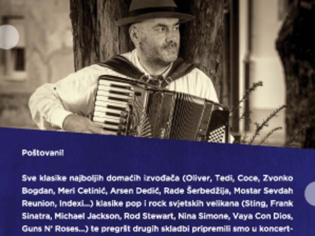 Zvonimir Kos organizator koncerta                                                                                                                                                                                                                         