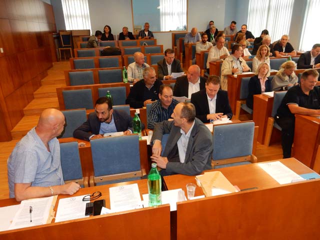 Pred početak zasjedanja Županijske skupštine                                                                                                                                                                                                              