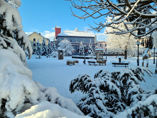 Zimska vedute iz Kolakovca u Gospiću/Snimio Vladimir Šulentić                                                                                                                                                                                             