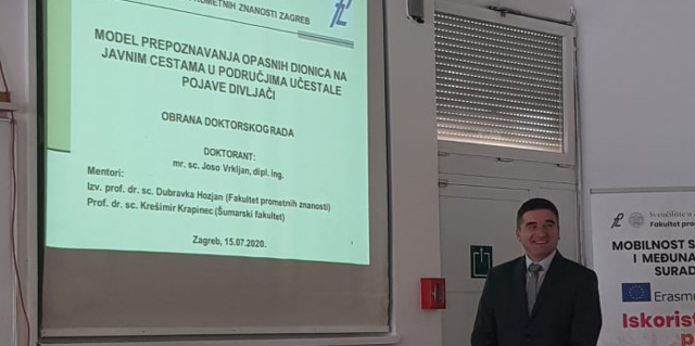 Joso Vrkljan izradio je uspješan doktorski rad i obranio ga/Foto osobna arhiva J. Vrkljan                                                                                                                                                                 