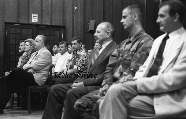 Svečana sjednica za Dan Grada Gospića 1994./Snimio Marko Čuljat
                                                                                                                                                                                         