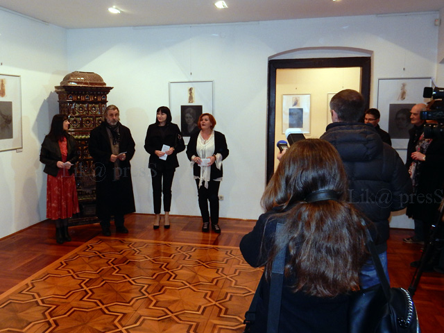 Otvaranje prve izložbe Imrovića u Gospiću/SNimio Marko ČULJAT Lika press Gospić                                                                                                                                                                           