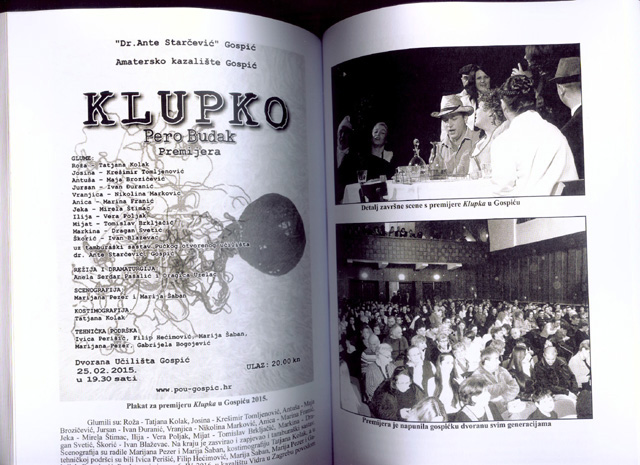 Detalj iz knjige i predstave Klupka u Gospiću                                                                                                                                                                                                             