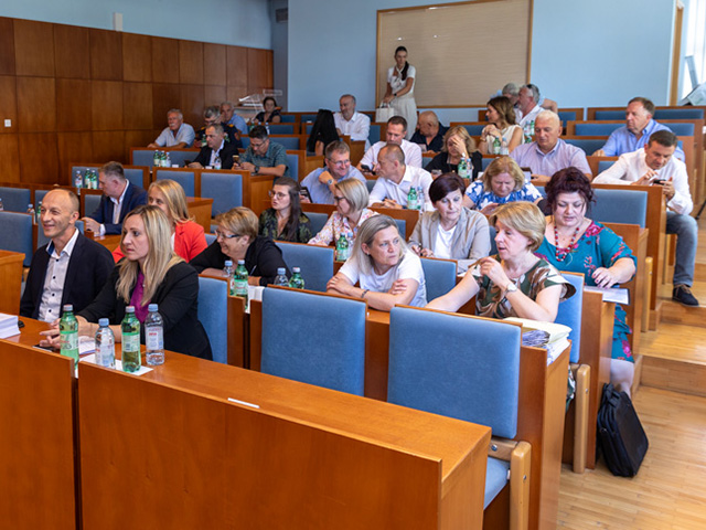 Županijski skupštinari na današnjoj sjednici                                                                                                                                                                                                              