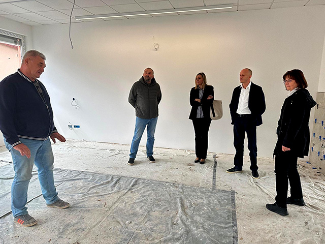 U novom krili škole u tijeku su završni obrtnički radovi                                                                                                                                                                                                  