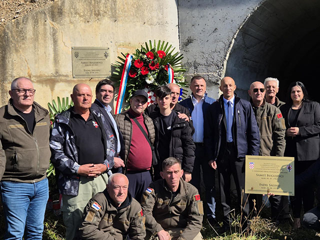 U Budaku na mjestu pogibije albanskih branitelja Hrvatske                                                                                                                                                                                                 