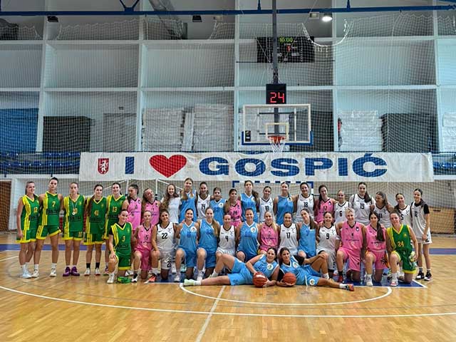 Sudionice gospićkog košarkaškog kupa                                                                                                                                                                                                                      