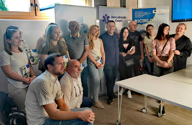 Organizatori biciklijade u Gospiću                                                                                                                                                                                                                        